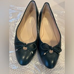 Stuart Weitzman ballet flats, dark green, size 7 (runs large like 7.5).